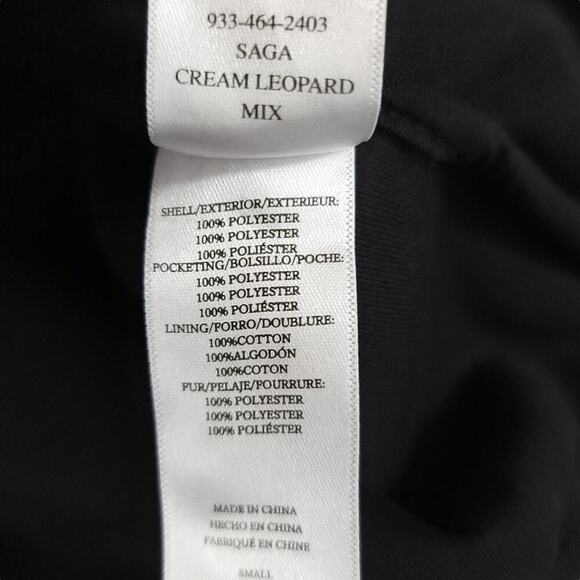 Rails Saga Fleece Pullover Sherpa Cream Leopard Mix - Picture 13 of 16